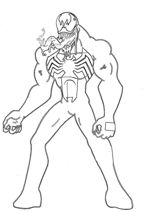 Venom Imprimable Pour les Enfants coloring page