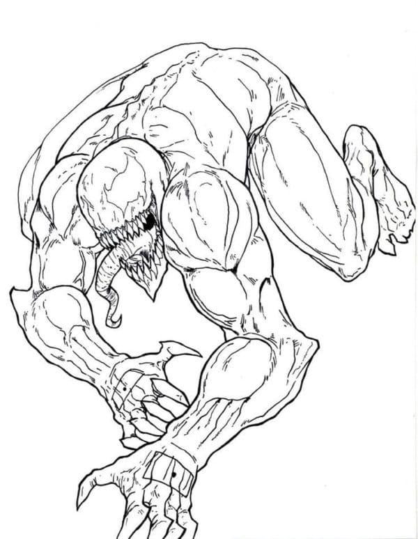 Venom Pour Enfants coloring page