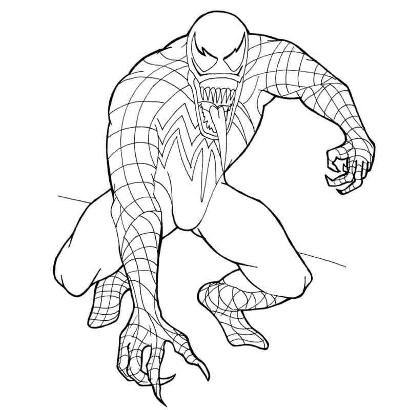 Venom Pour les Enfants coloring page