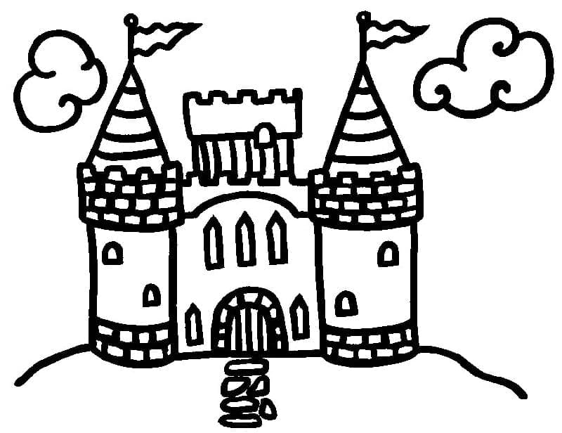 Château Mignon coloring page