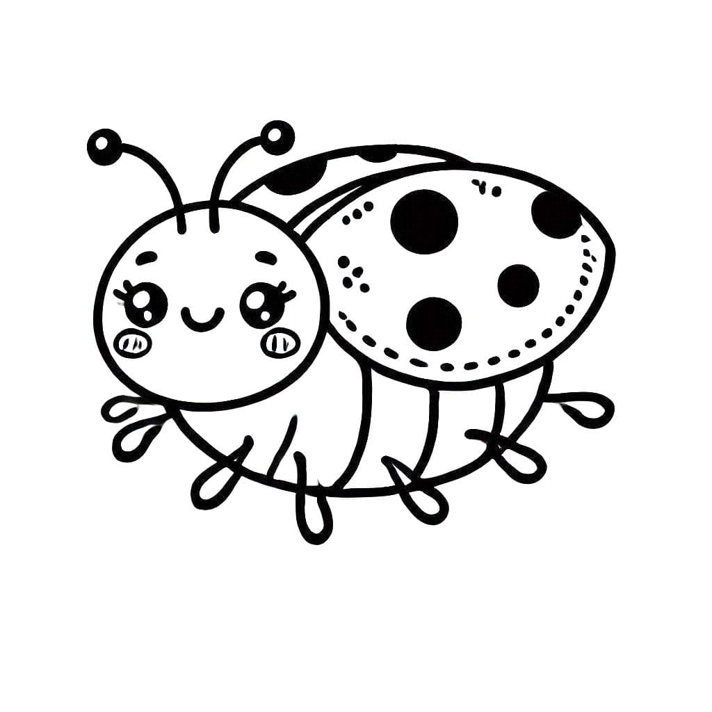 Coccinelle Pour Les Enfants De 6 An coloring page