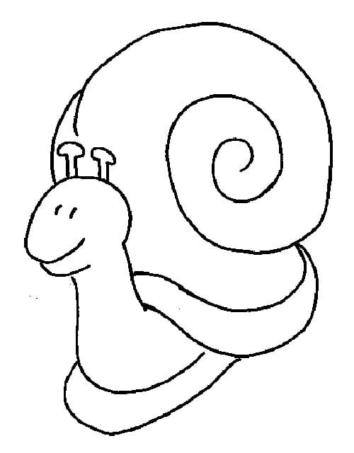 Escargot Gratuit coloring page