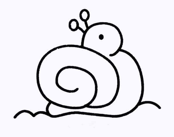 Escargot pour Les Enfants coloring page