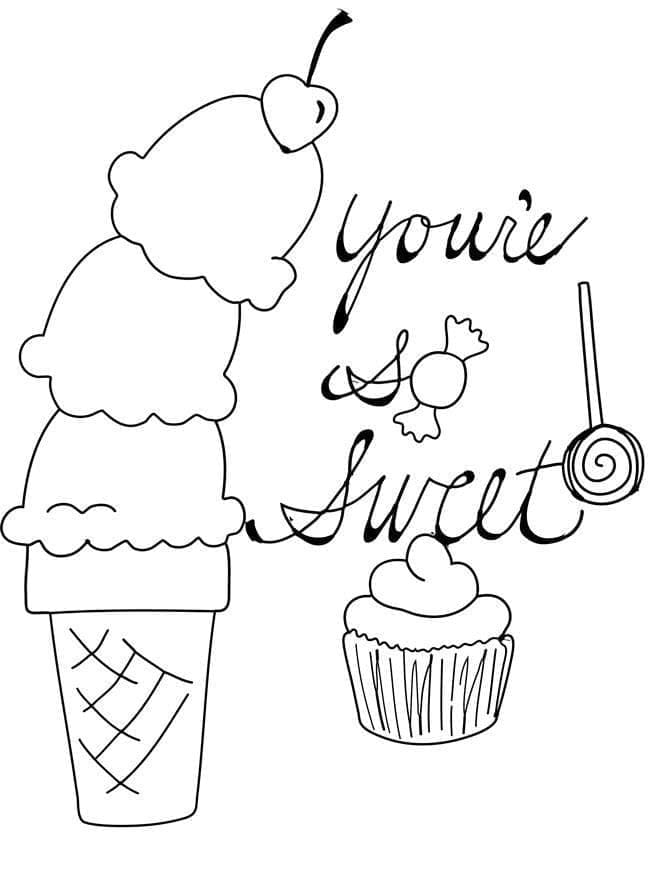 Glace 5 coloring page