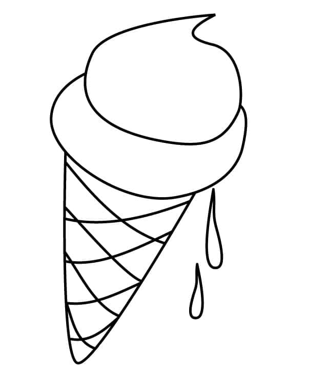 Glace Facile coloring page