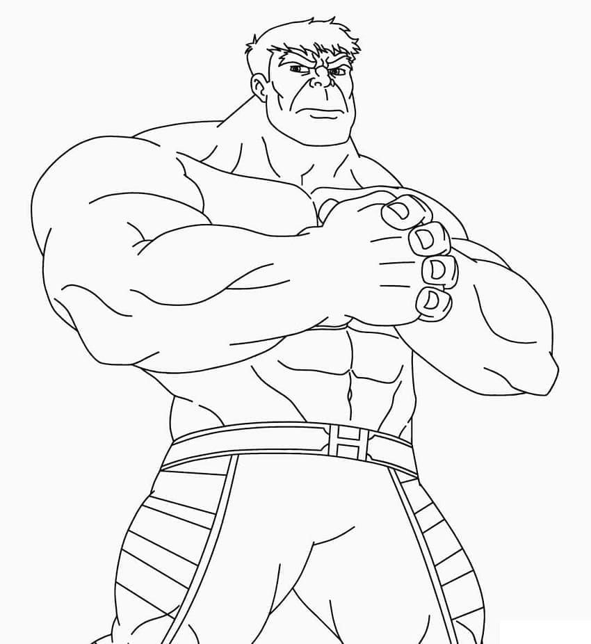 Hulk Gratuit coloring page
