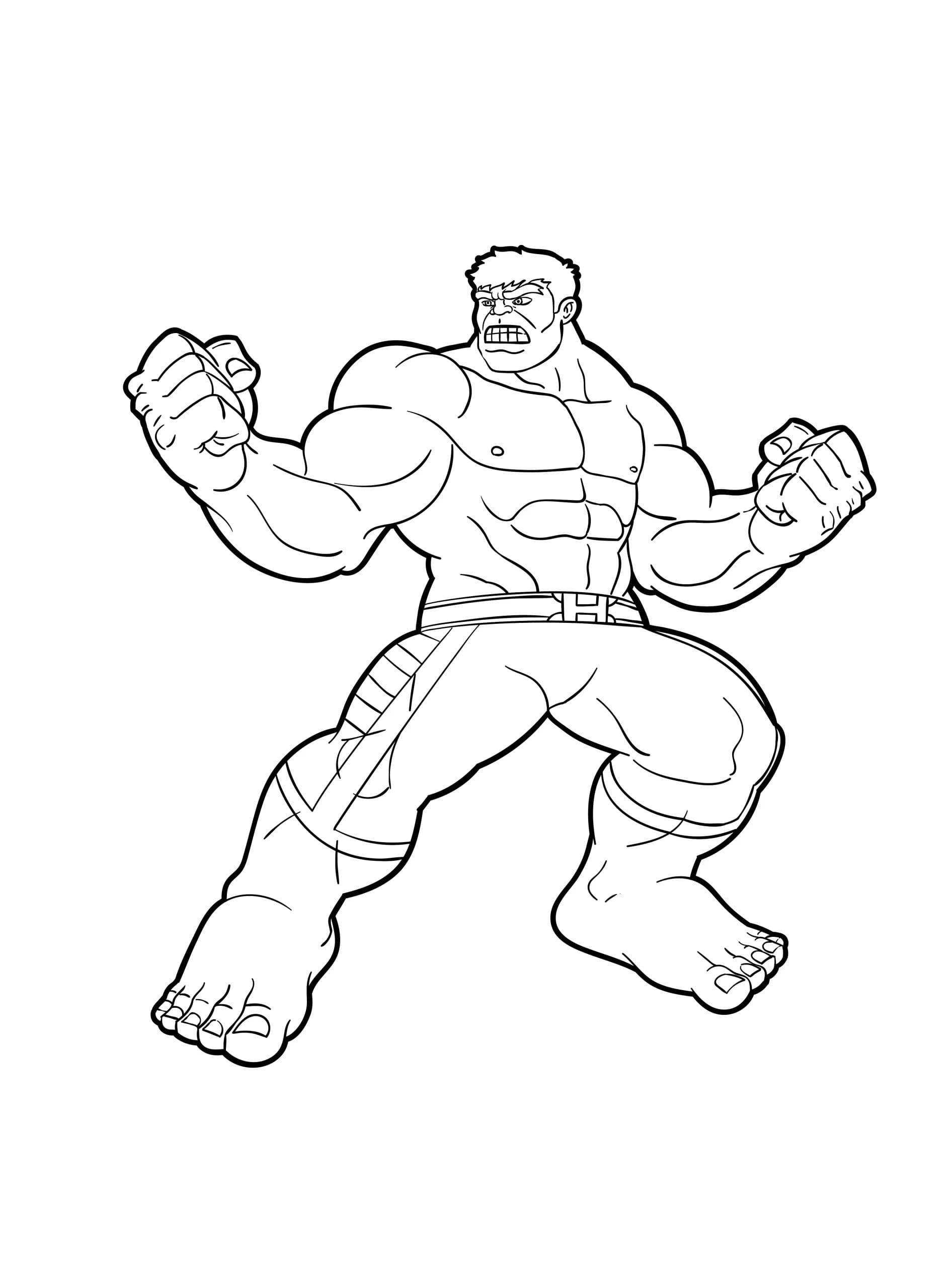 Hulk Imprimable Pour Les Enfants coloring page