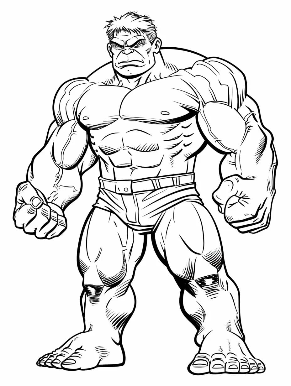 Hulk Pour Les Enfants De 2 An coloring page