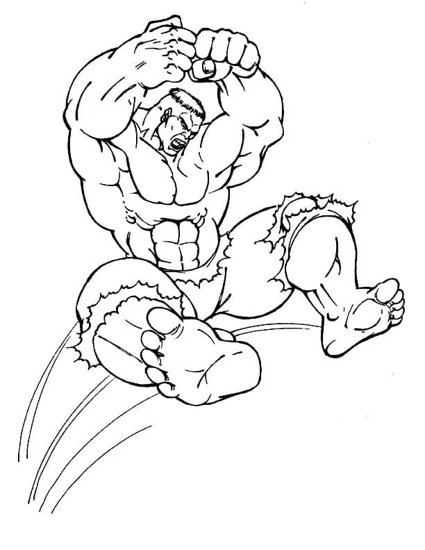 Hulk Pour Les Enfants De 3 An coloring page