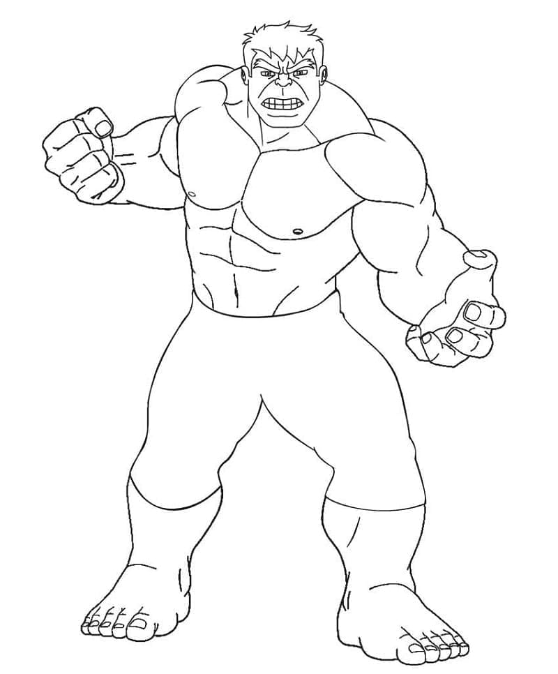 Hulk Pour Les Enfants coloring page