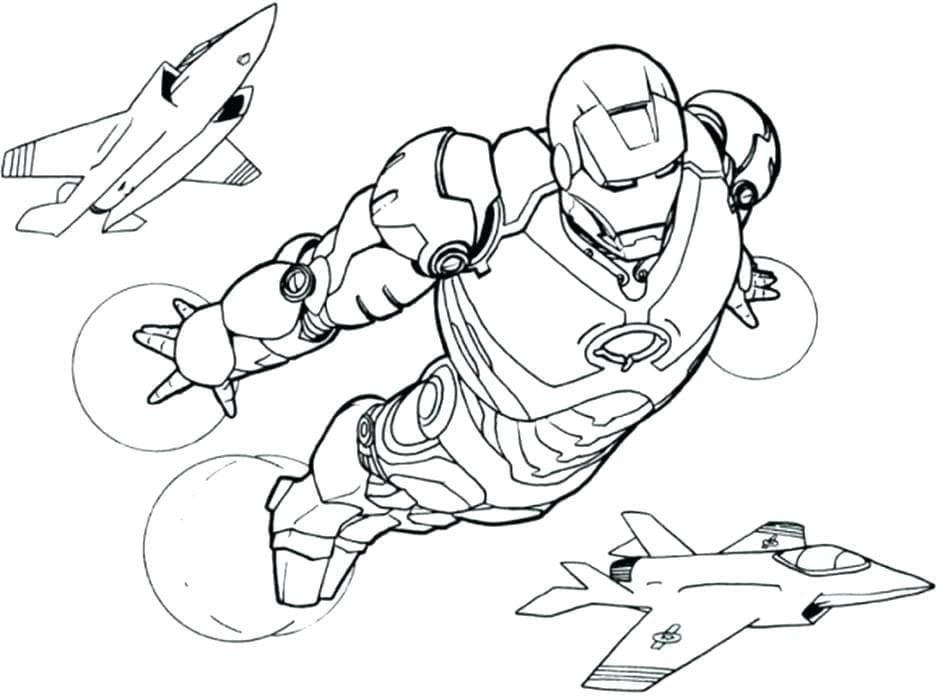 Iron Man 3 coloring page