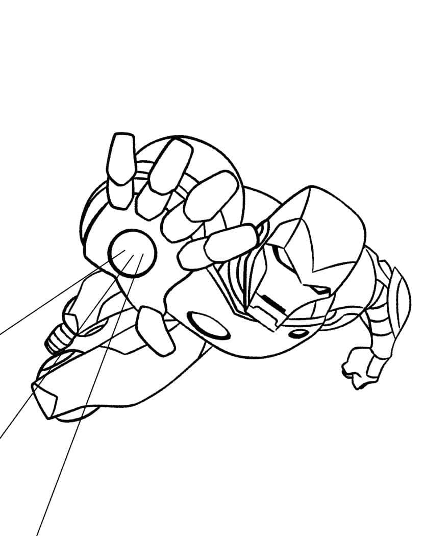 Iron Man 4 coloring page