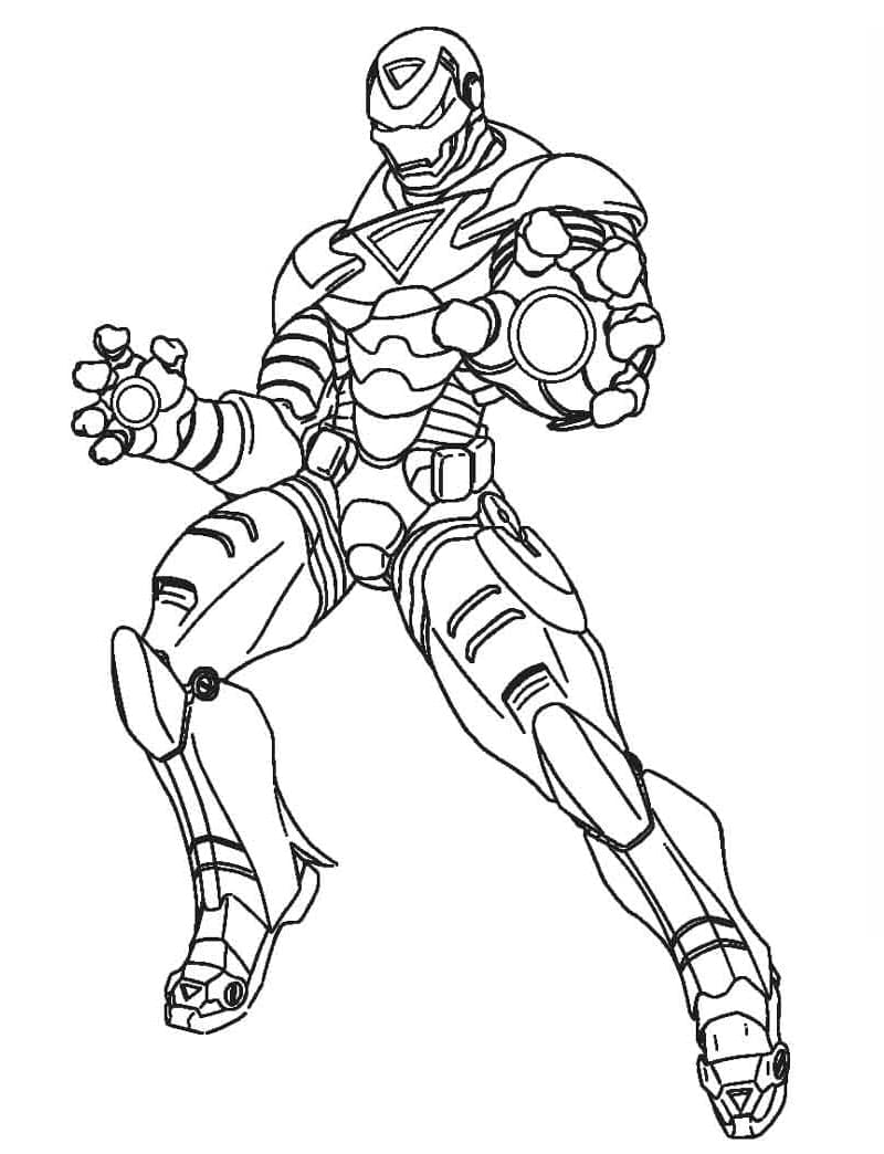 Iron Man 6 coloring page