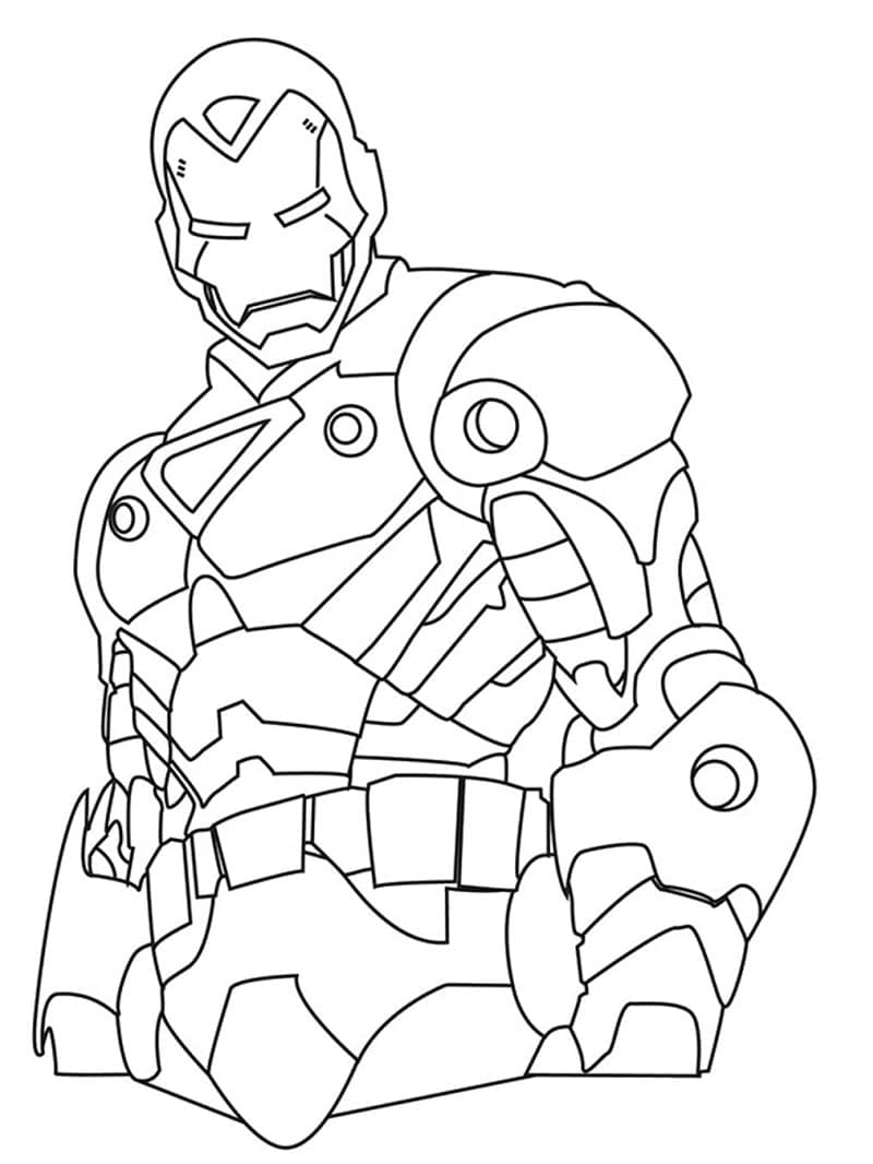 Iron Man Gratuit coloring page