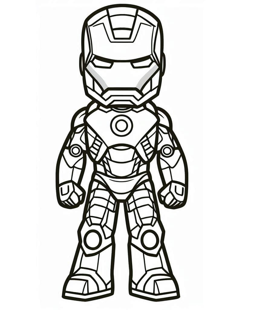 Coloriage Iron Man Super-héros