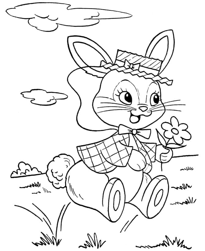 Lapine coloring page