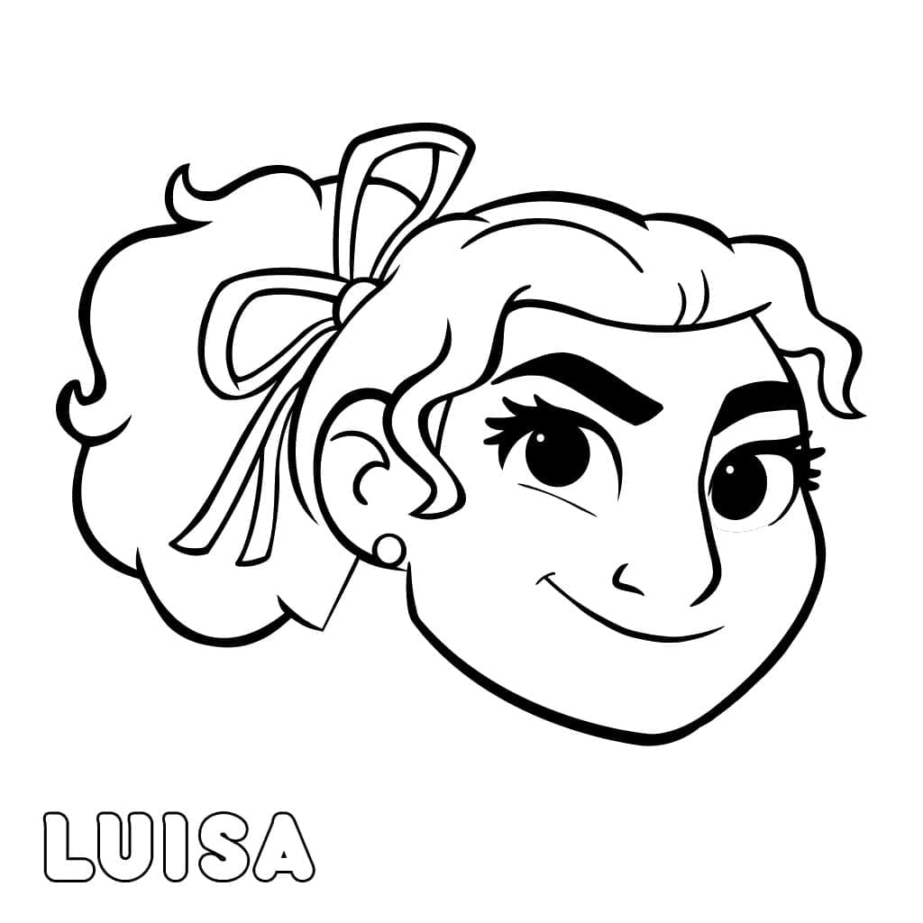 Luisa Madrigal coloring page
