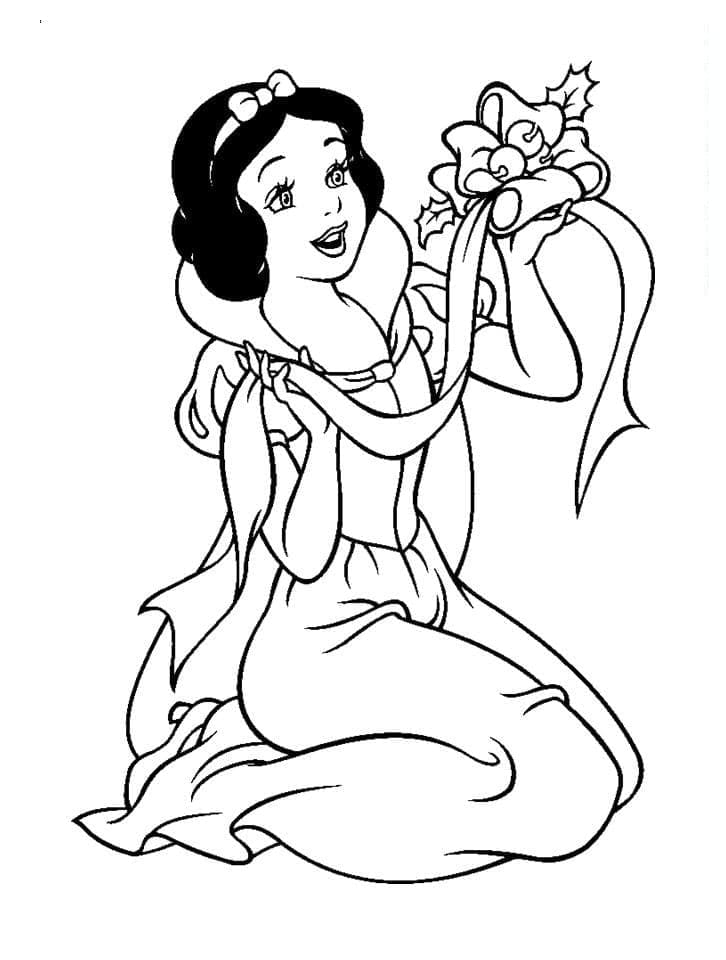 Blanche Neige Disney coloring page