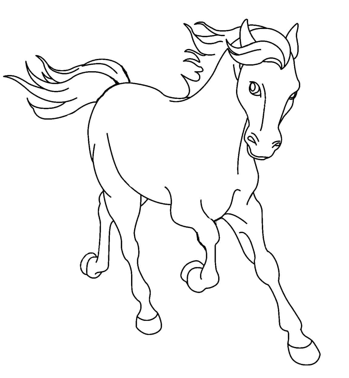 Cheval 9 coloring page