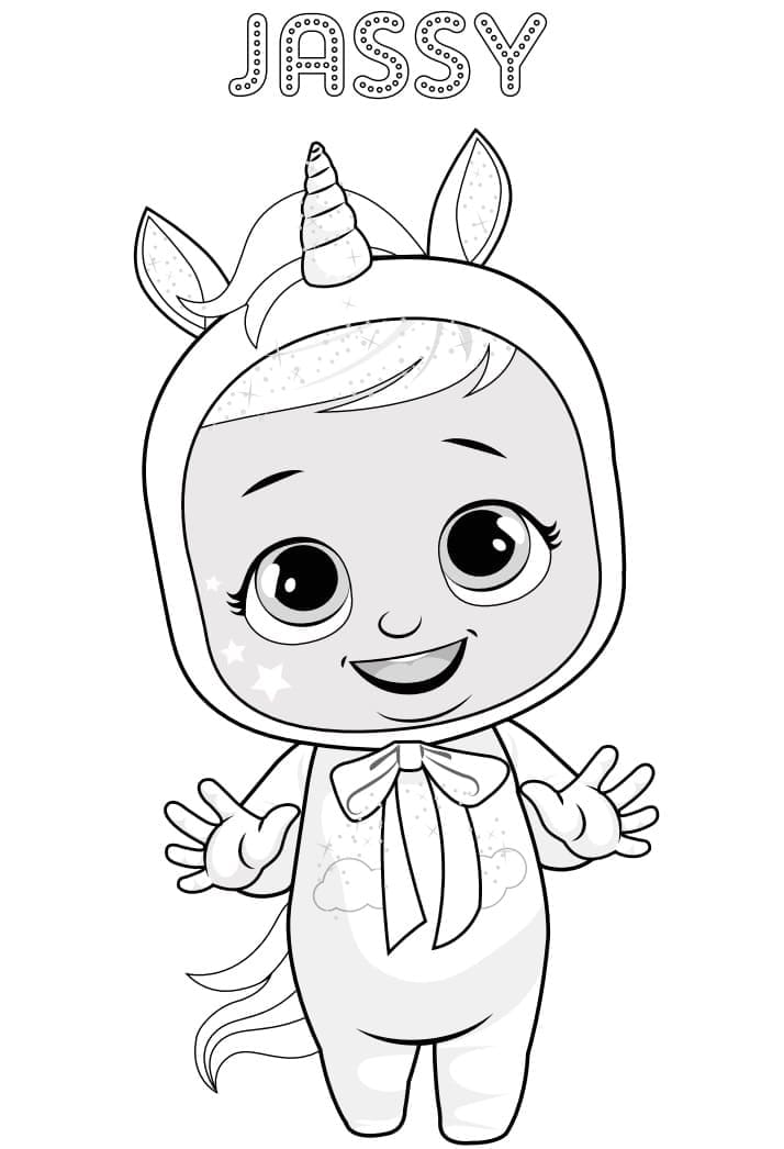 Cry Babies Jassy coloring page