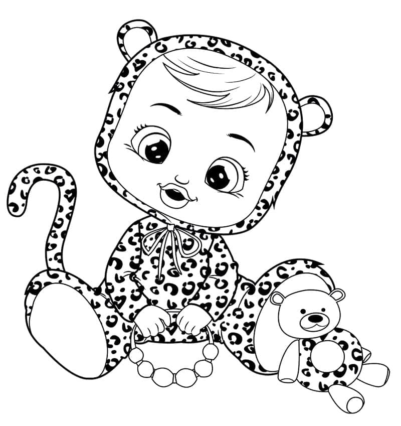 Cry Babies Lea coloring page