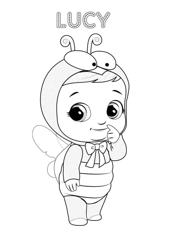 Cry Babies Lucy coloring page
