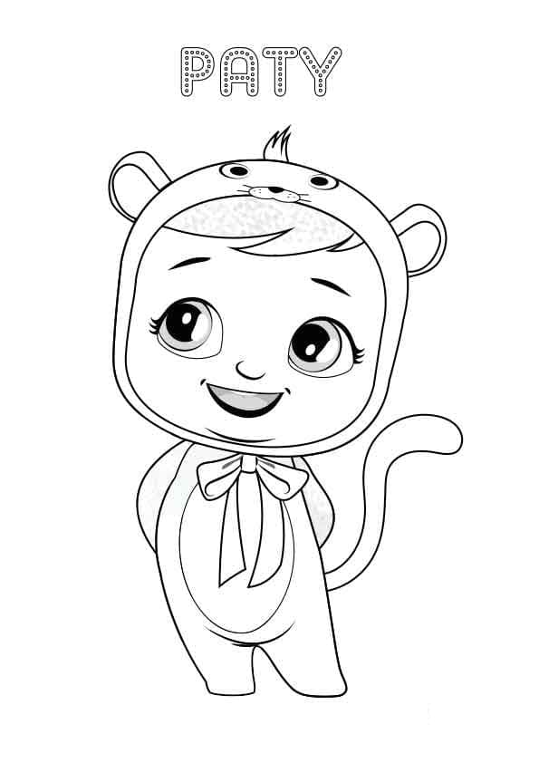 Cry Babies Paty coloring page