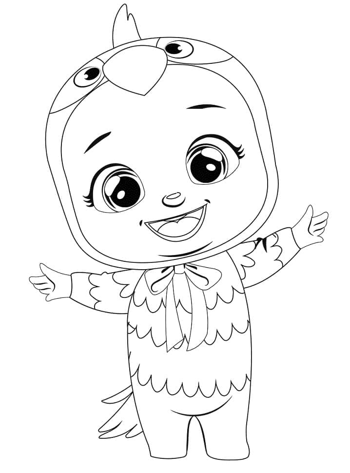 Cry Babies Tuka coloring page