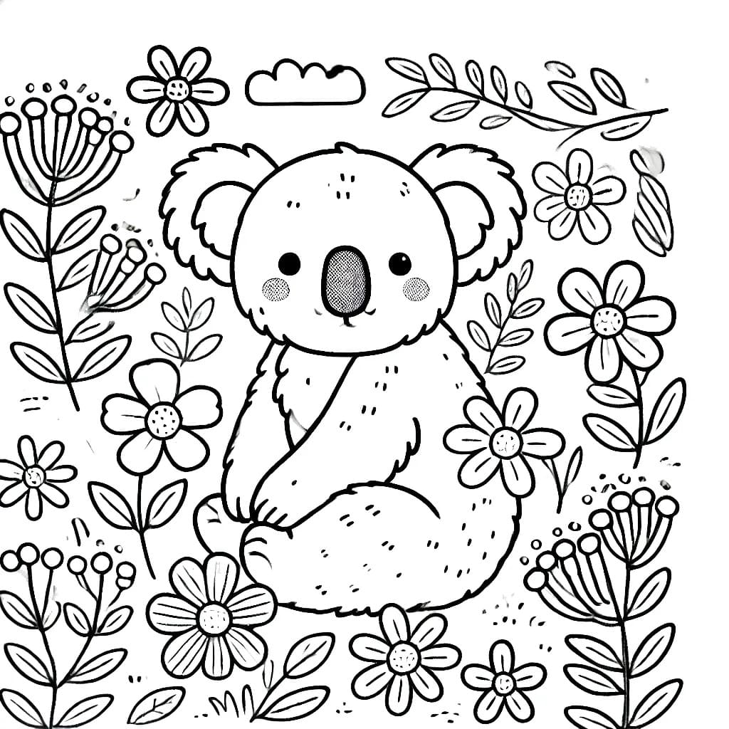 Dessin De Koala Gratuit coloring page