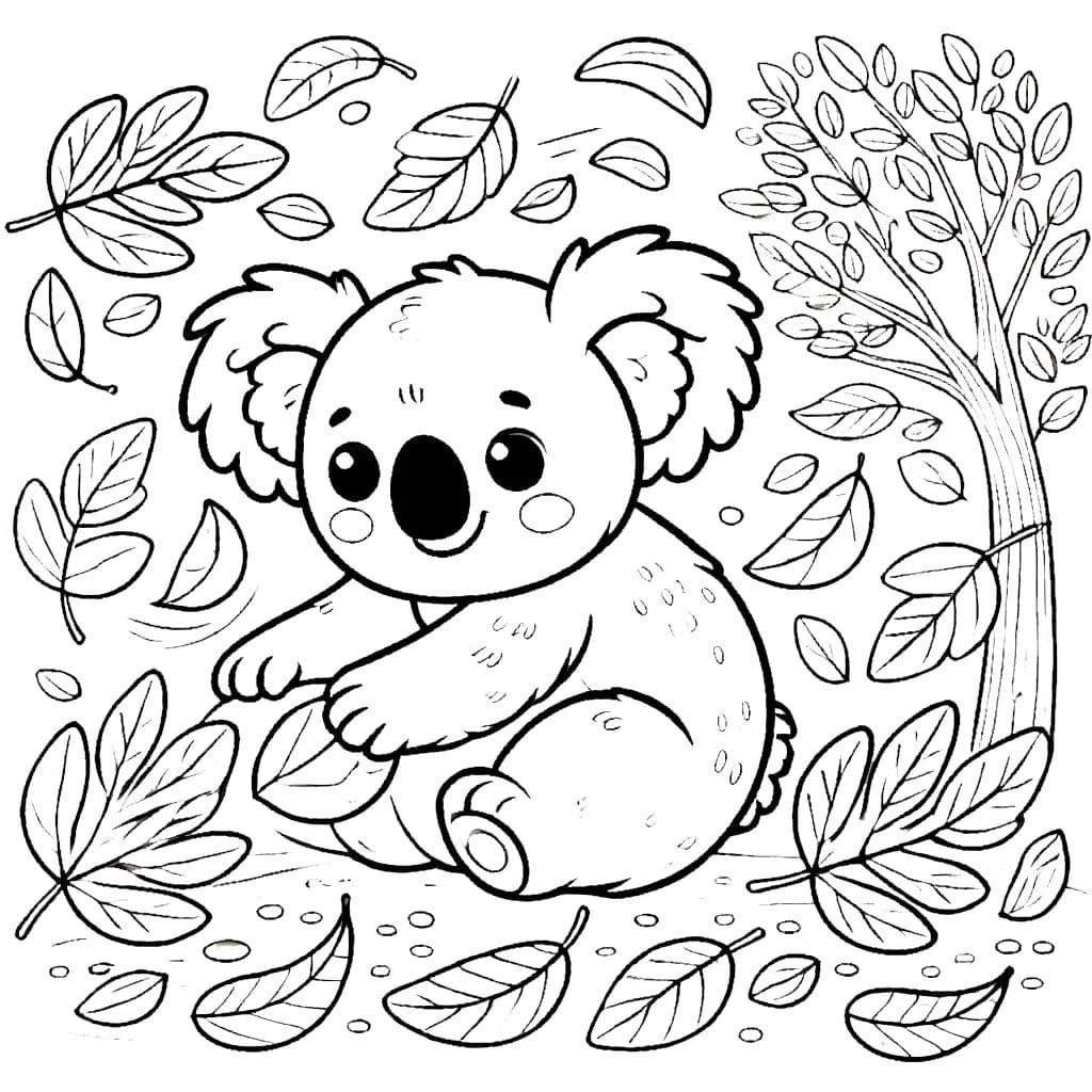 Dessin De Koala coloring page