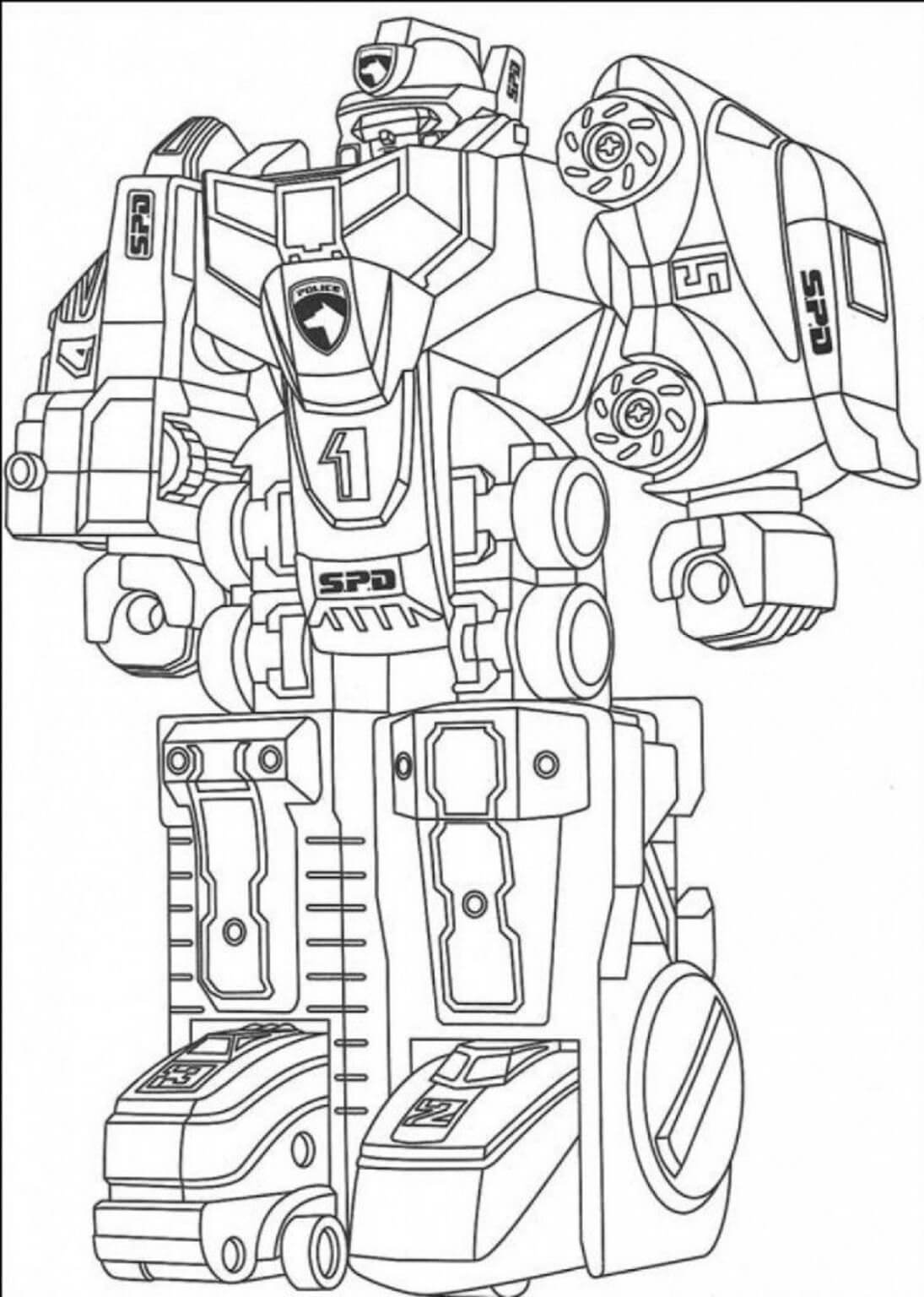 Dessin De Robot Pour Enfants coloring page