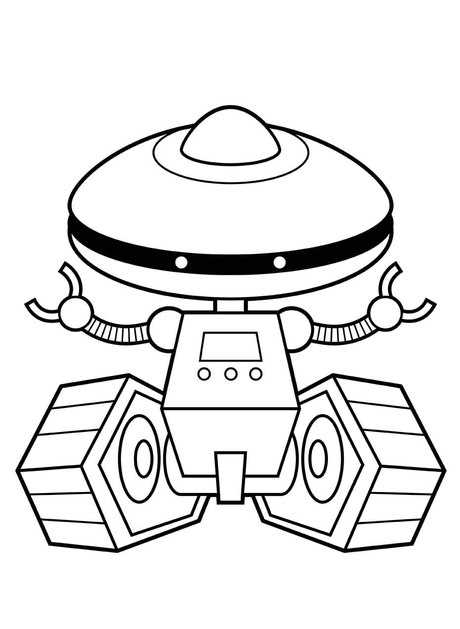 Dessin Gratuit De Robot coloring page