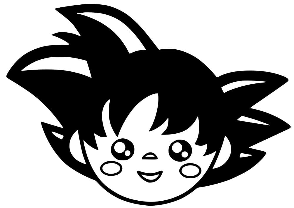 Goku Kawaii coloring page