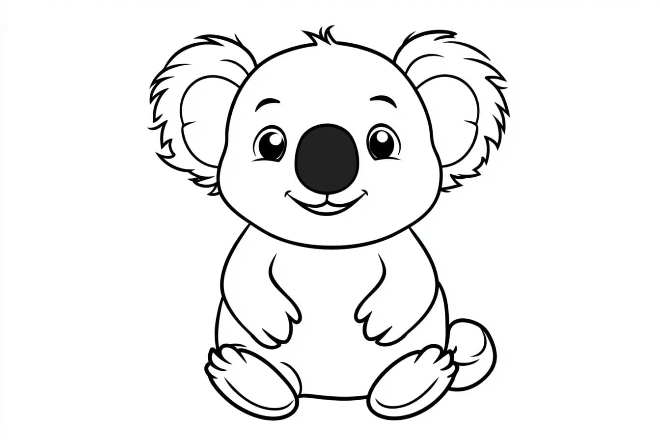 Koala Imprimable Pour Les Enfants coloring page