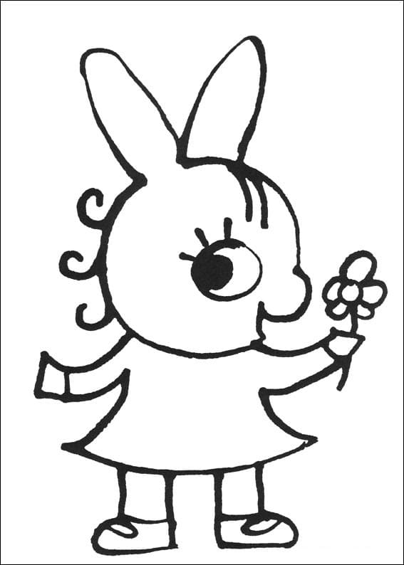 Lili coloring page