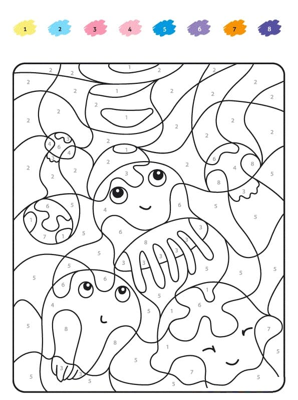 Magique CE1 Océan coloring page