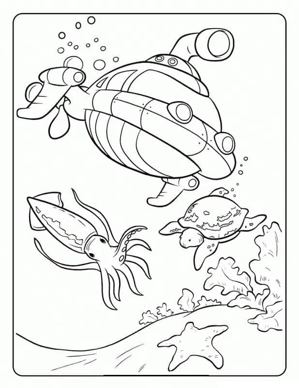 Octonauts 1 coloring page