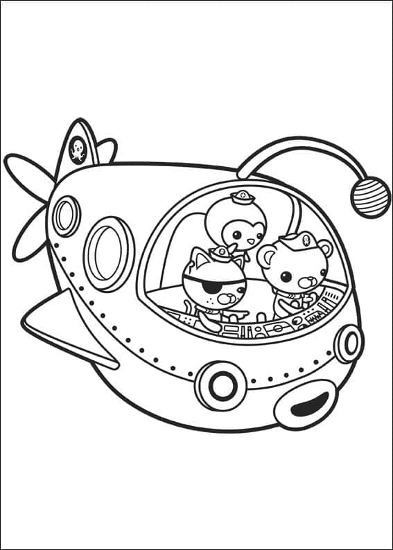 Octonauts 11 coloring page