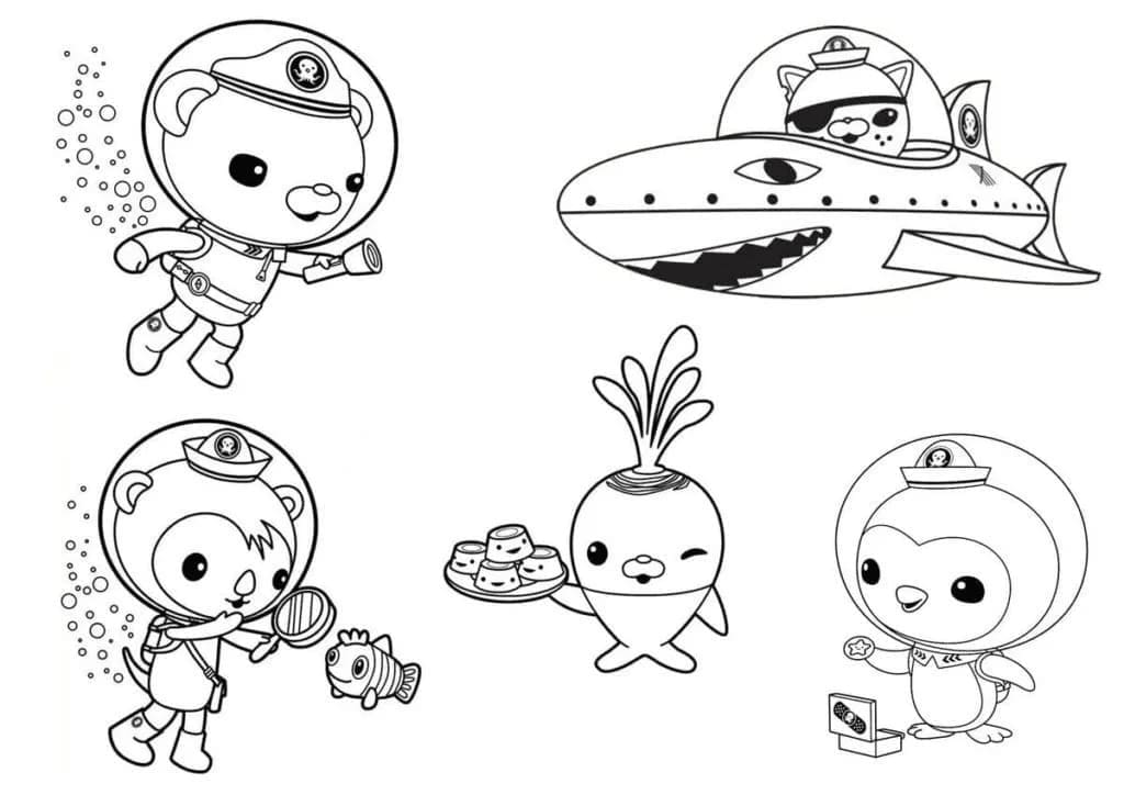 Octonauts 2 coloring page