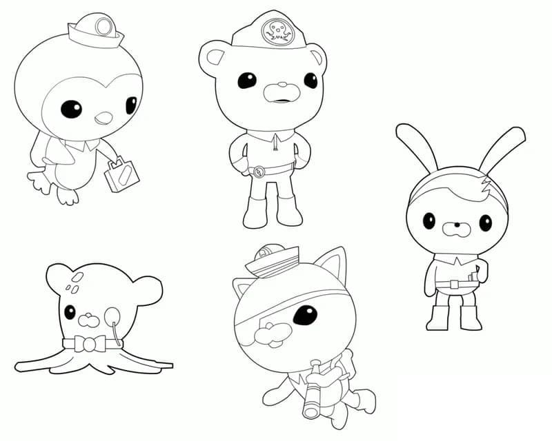 Octonauts 4 coloring page