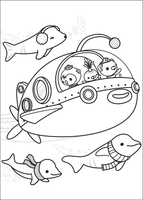 Octonauts 6 coloring page