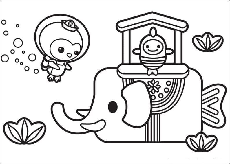 Octonauts 9 coloring page