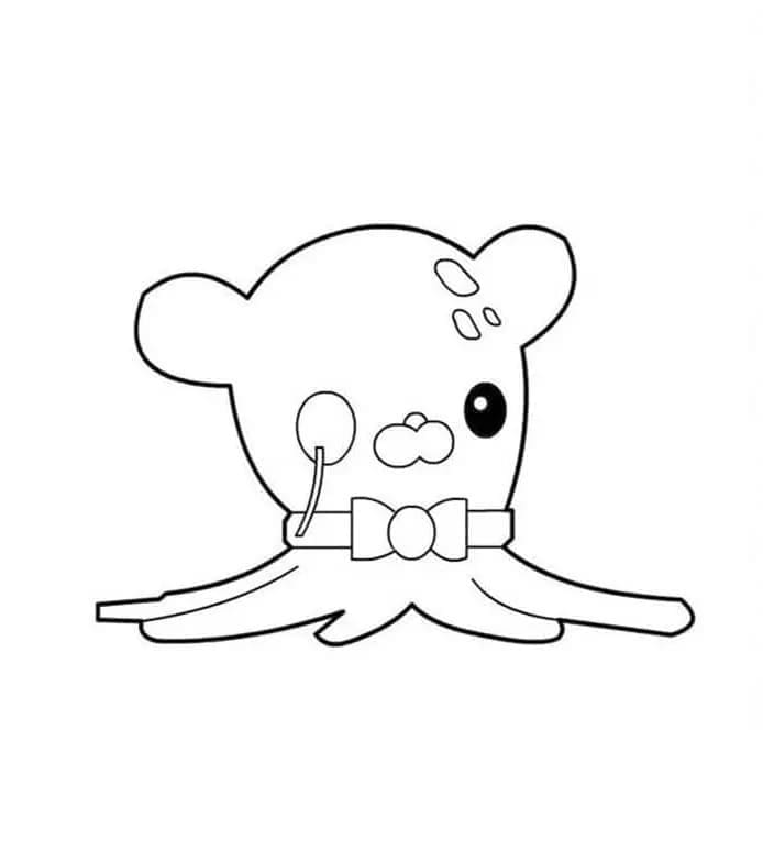 Octonauts Professeur Inkling coloring page
