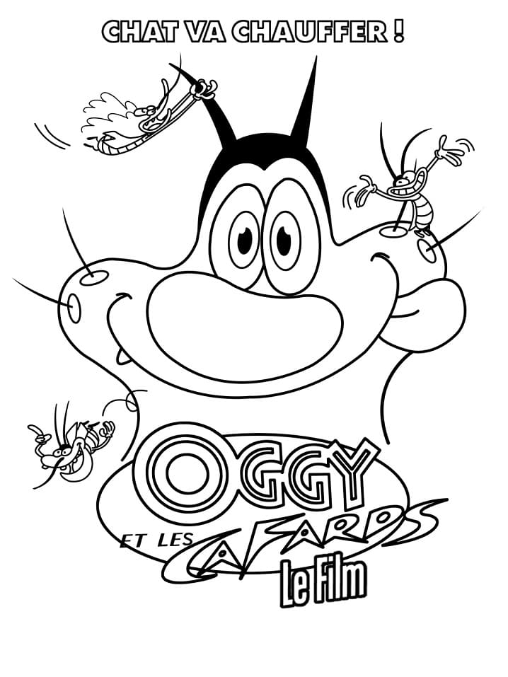 Coloriage Oggy
