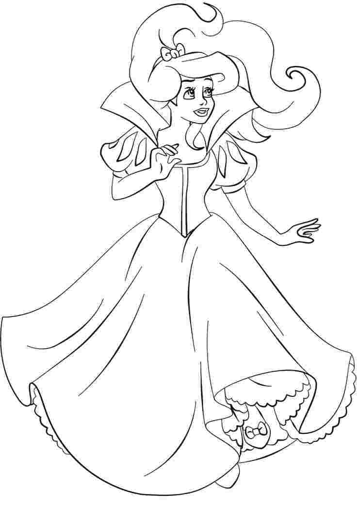 Princesse Ariel Pour Les Enfants coloring page