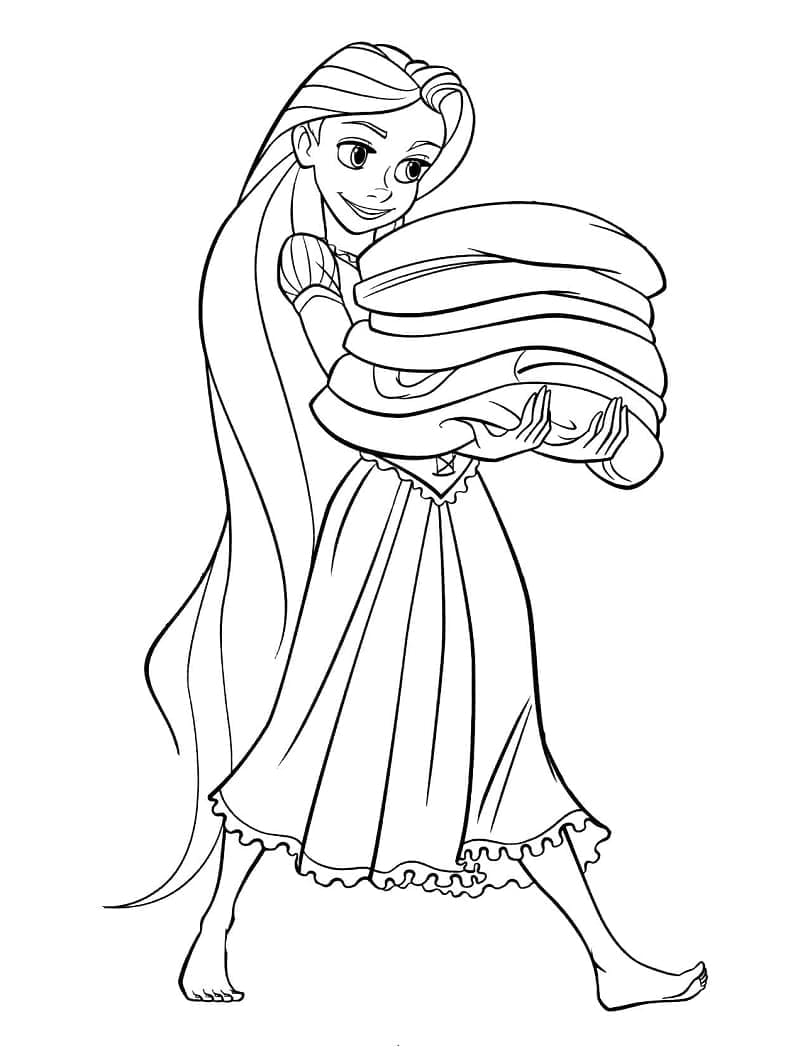 Princesse Raiponce 2 coloring page