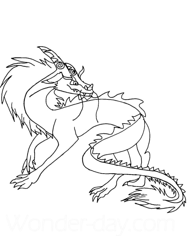Raya et le Dernier Dragon 4 coloring page