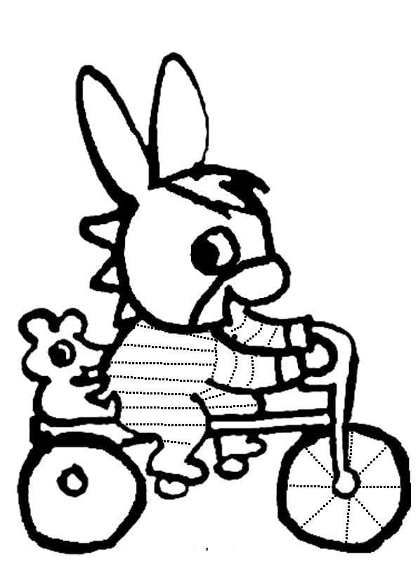 Vélo d’équitation Trotro coloring page