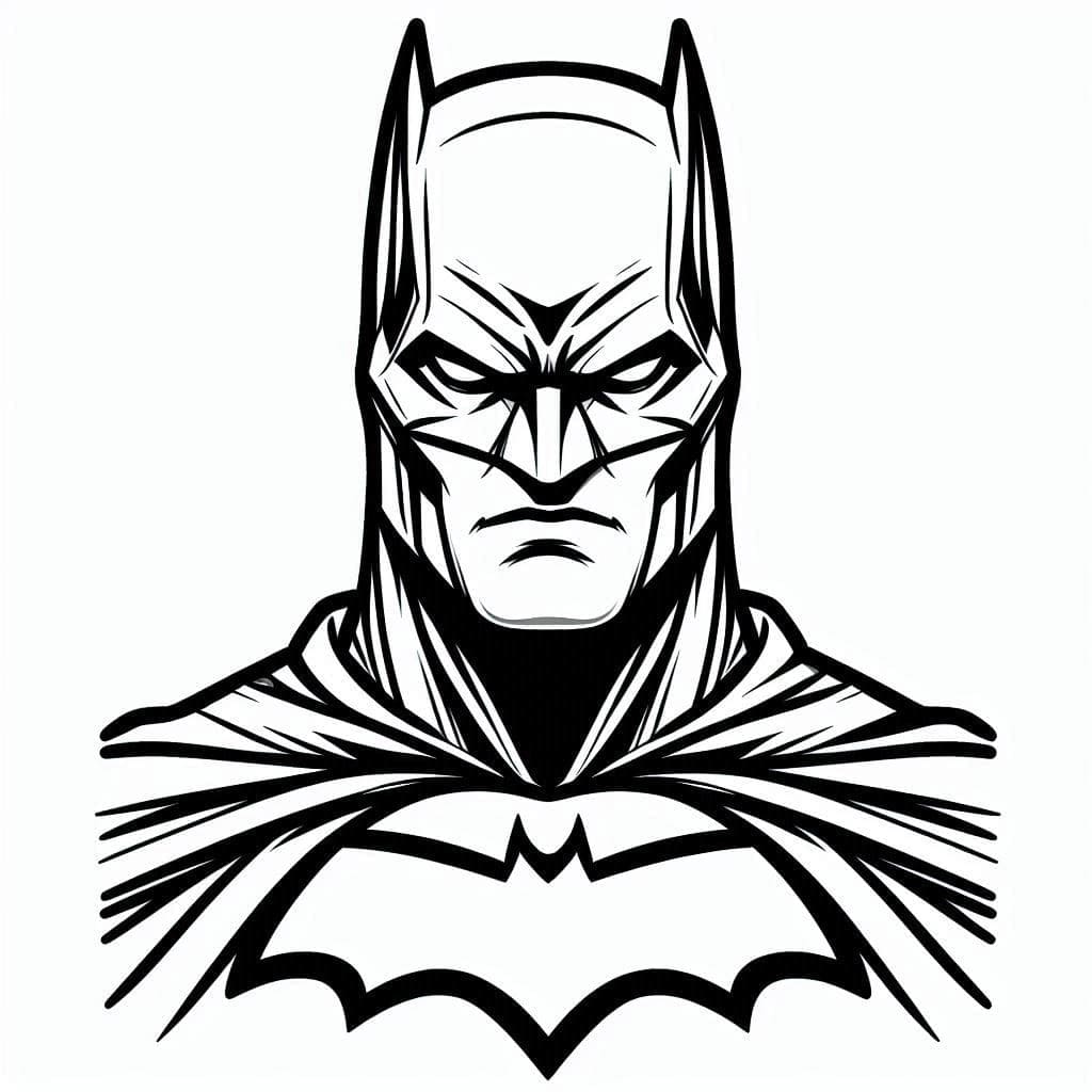 Batman de DC Justice League coloring page