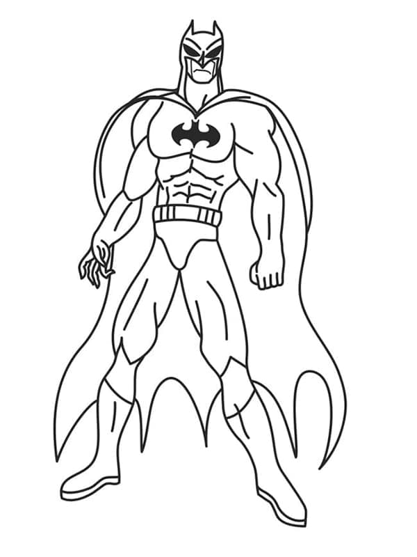 Coloriage Batman de DC Super-héros